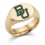 baylor medium signet yellow gold

