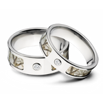 bezel snow camo ring set