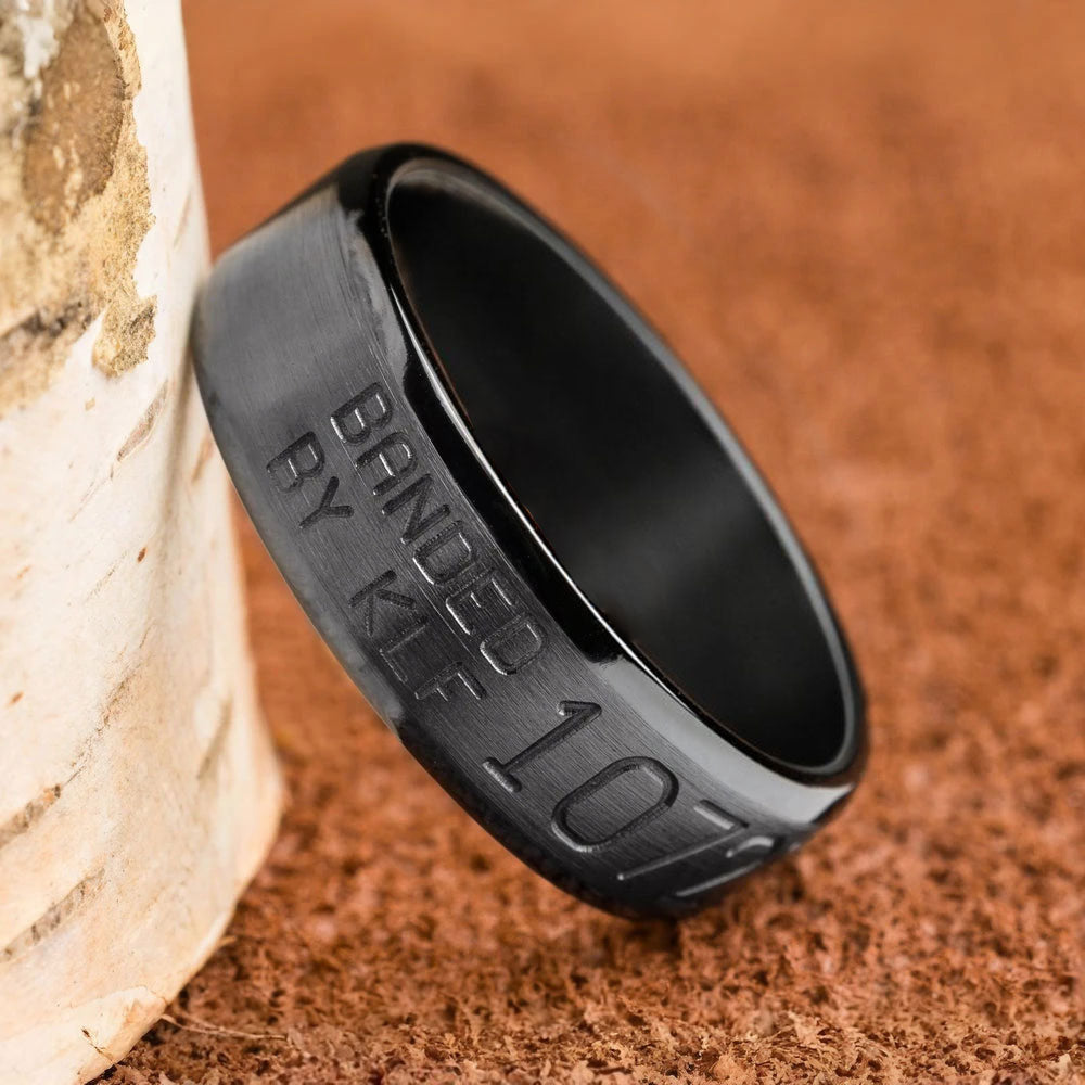 Black Duck Band with Mossy Oak Duck Blind Sleeve - 8mm 