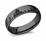 black zirconium forest tree ring