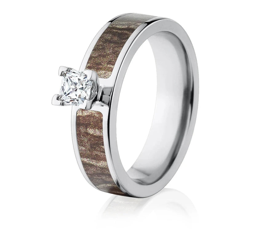 Mossy Oak Bottomland Engagement Ring - Pick Stone - Camo Ever After