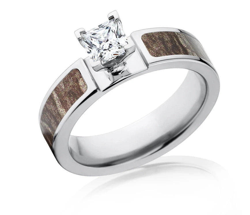 Mossy Oak Bottomland Engagement Ring - Pick Stone - Camo Ever After