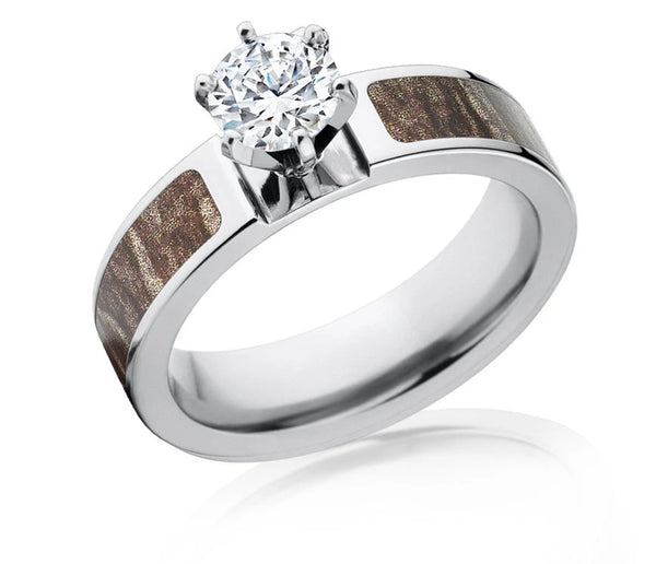 Mossy Oak Bottomland Engagement Ring - Pick Stone - Camo Ever After