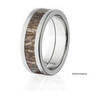 Mossy Oak Ring 8mm Titanium in Brush Finish - Pick Pattern 