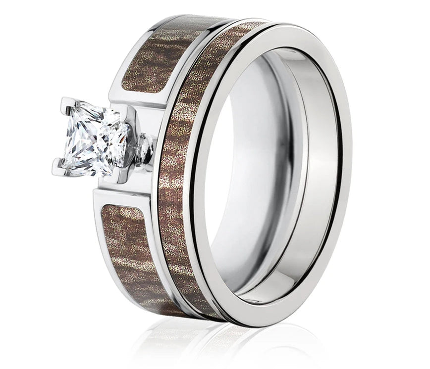 Mossy Oak Bottomland Camo Bridal Set for Her - Camo Ever After