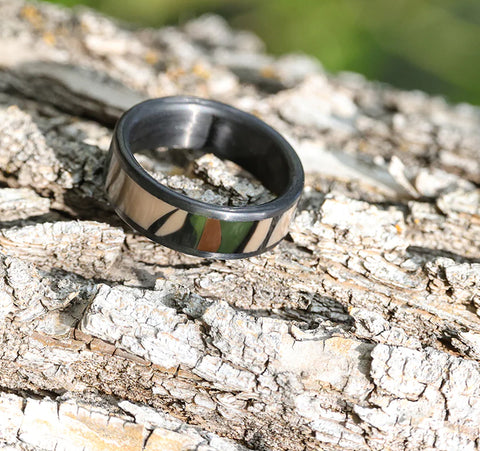 Camo Ring with Carbon Fiber Rails & Sleeve