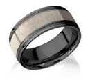 Black Zirconium Antler Ring - Camo Ever After