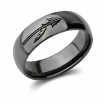 florida state university ring with spear logo black