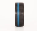 Carbon Fiber Thin Blue Line Ring - Camo Ever After