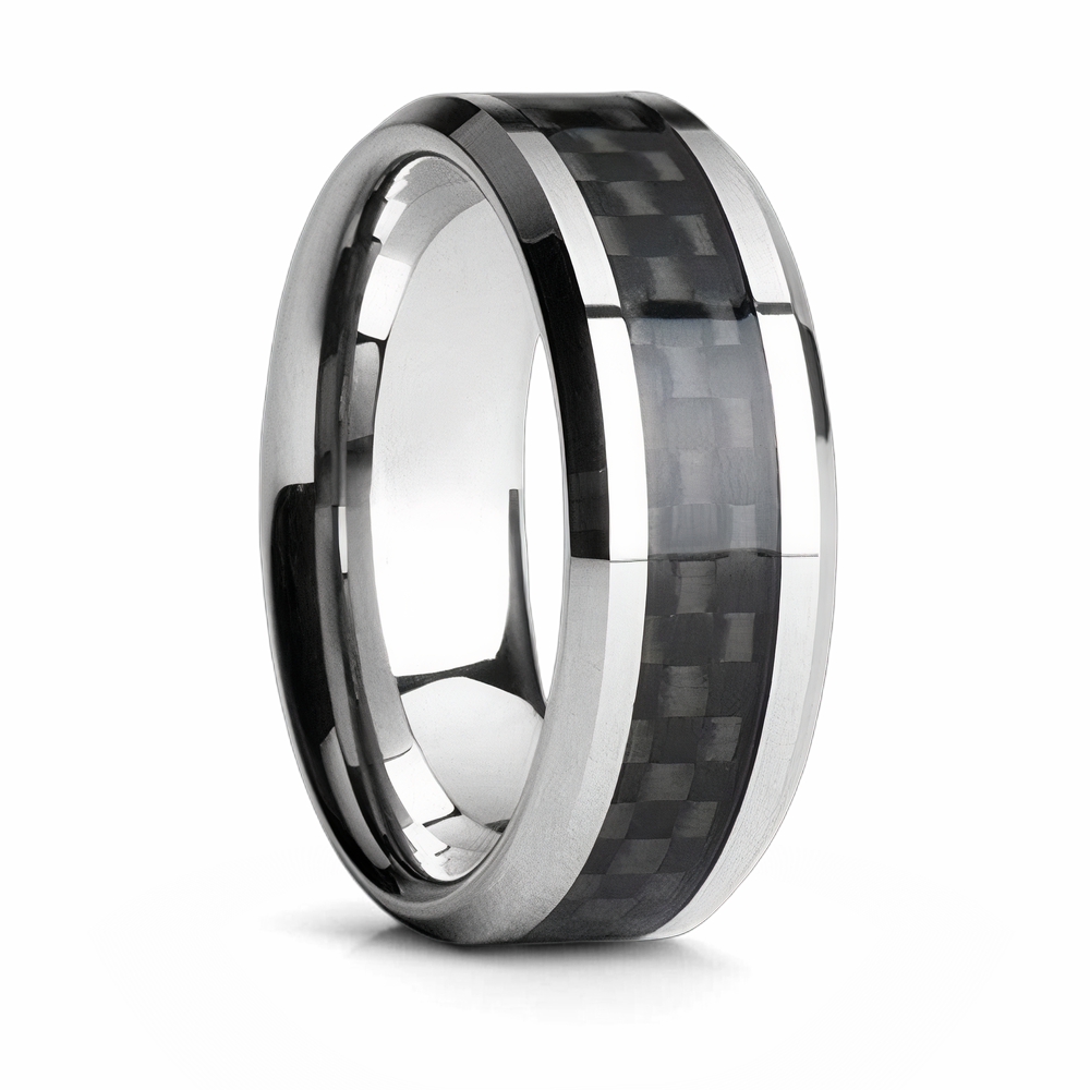 Carbon Fiber Ring in Tungsten 4mm - 10mm 