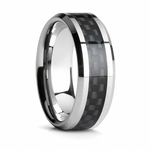 Carbon Fiber Ring in Tungsten 4mm - 10mm 