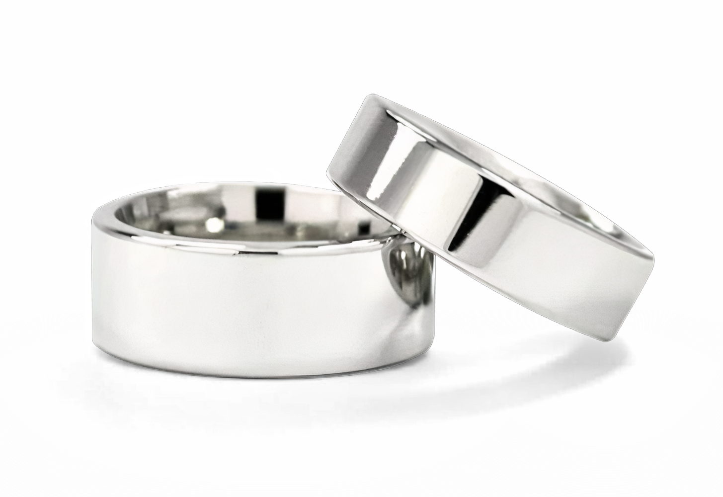 Matching Cobalt Ring Set for Him and Her 