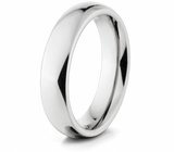 Cobalt Wedding Band - 4mm Domed 