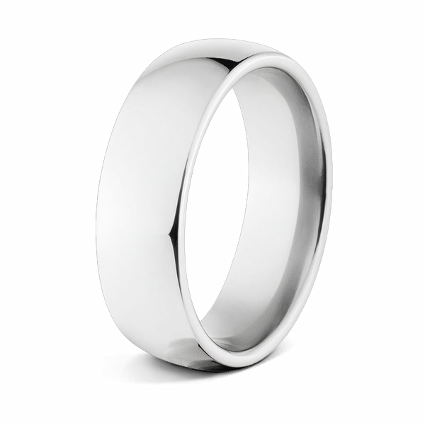 Cobalt Ring 8mm Domed 