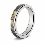 Mossy Oak Ring in 4mm Cobalt Chrome - Pick Your Pattern 