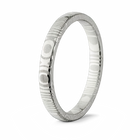 Damascus Steel Ring Domed 3mm 