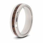 Dinosaur Bone Wedding Band - 6mm Domed 