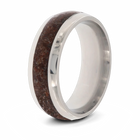 Dinosaur Bone Wedding Band - 8mm Domed 