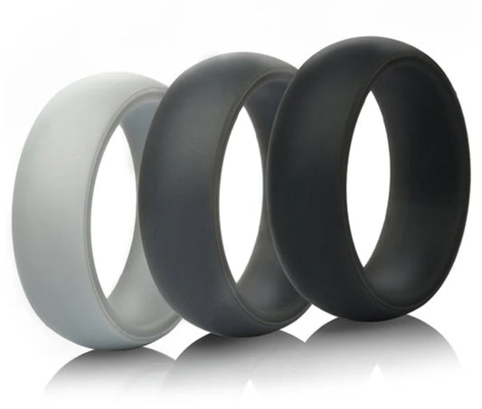 Silicone Rings - Solid Color Domed Profile - Camo Ever After