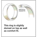 Black Tungsten Antler Ring - 8mm 