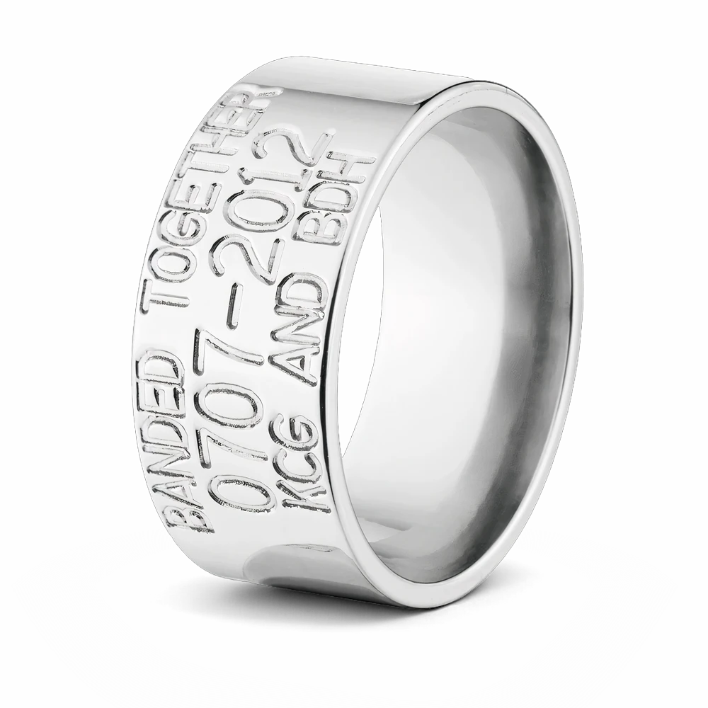 Duck Band Wedding Ring - 10mm Titanium - Camo Ever After