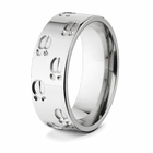 Elk Track Ring in Titanium - 8mm 