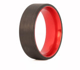 Carbon Fiber Ring with Colored Aluminum Sleeve 