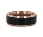 espresso tungsten ring