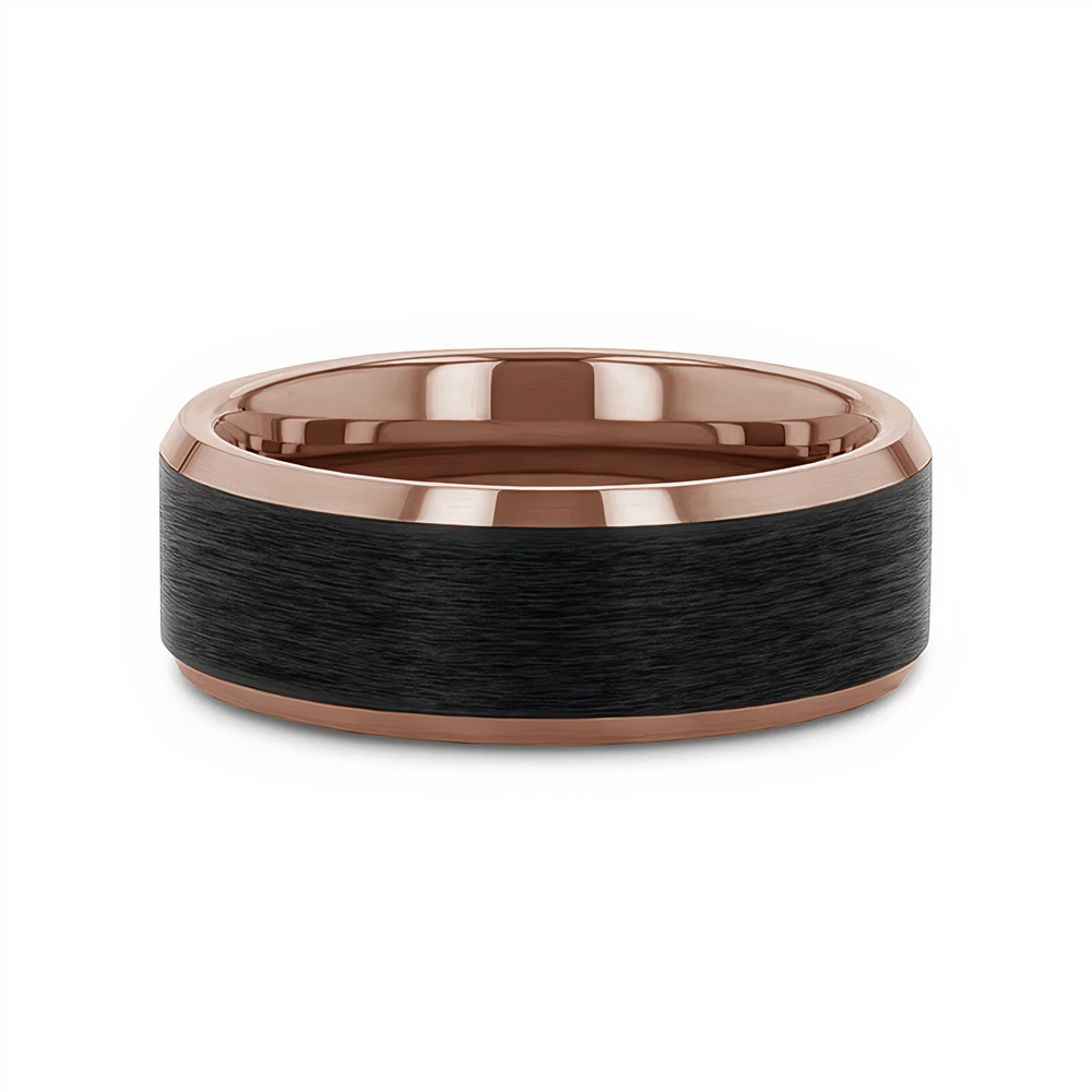 espresso tungsten ring