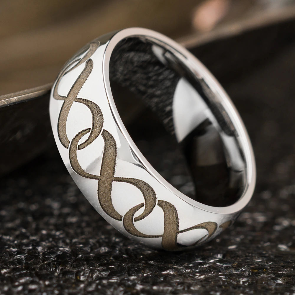 Locking Infinity Ring – 8mm 