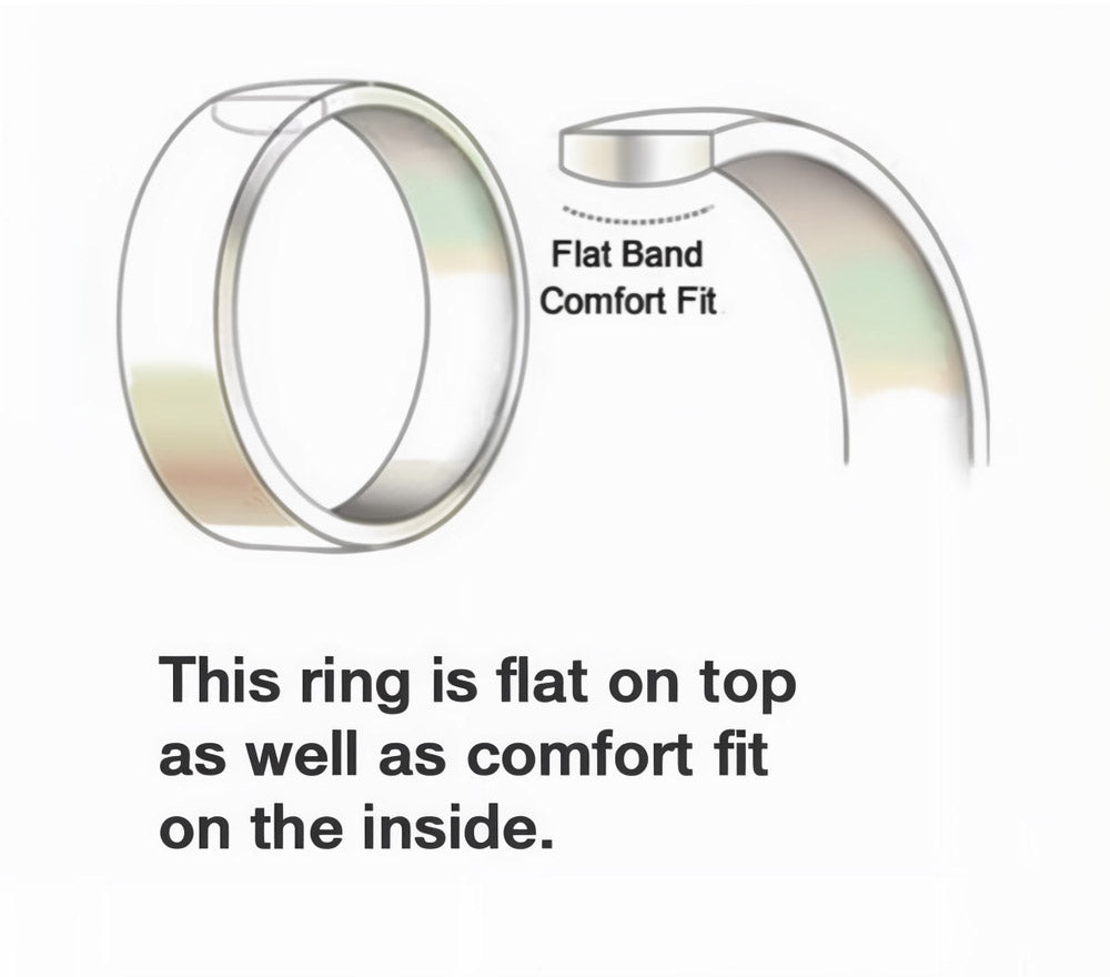 Duck Wedding Band - Tungsten 8mm 