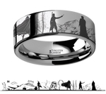 Star Wars Force Awakens Ring - Tungsten 