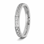 Titanium Full Eternity Ring 3mm 