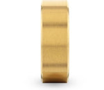 gold plated titanium ring
