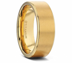 Gold Plated Titanium Ring 