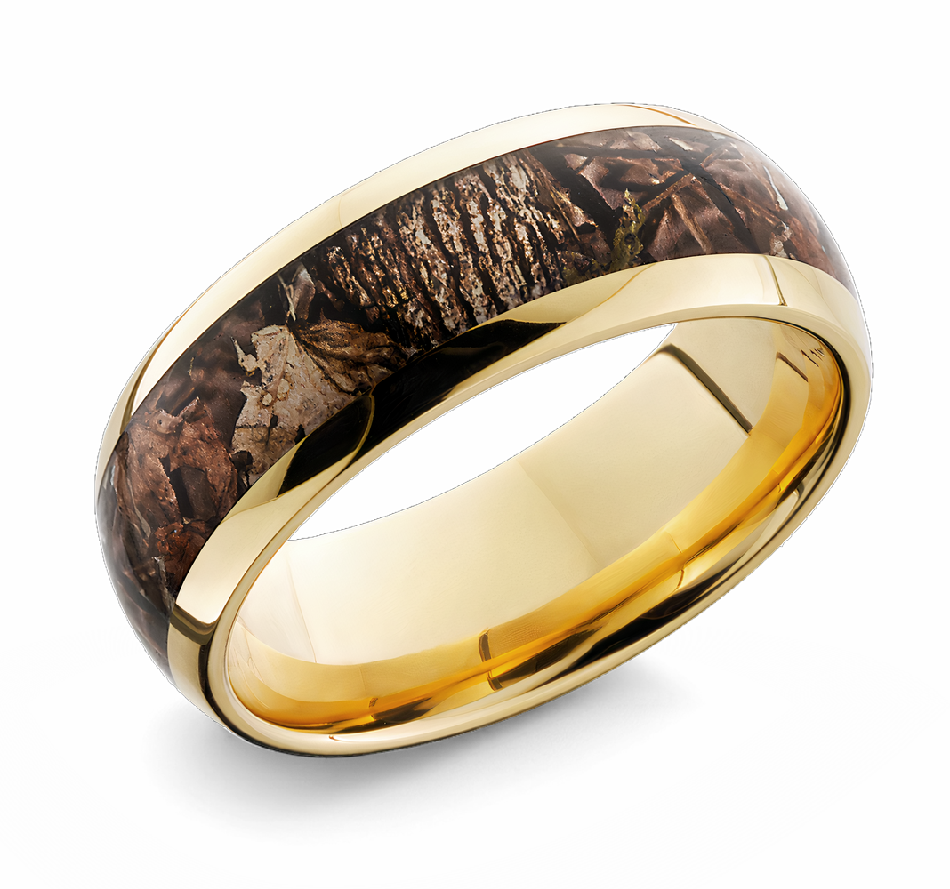 King's Woodland Camo Ring 14K Gold 