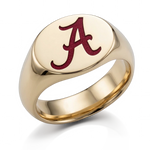 Alabama Ring – Signature Signet in 14K Gold