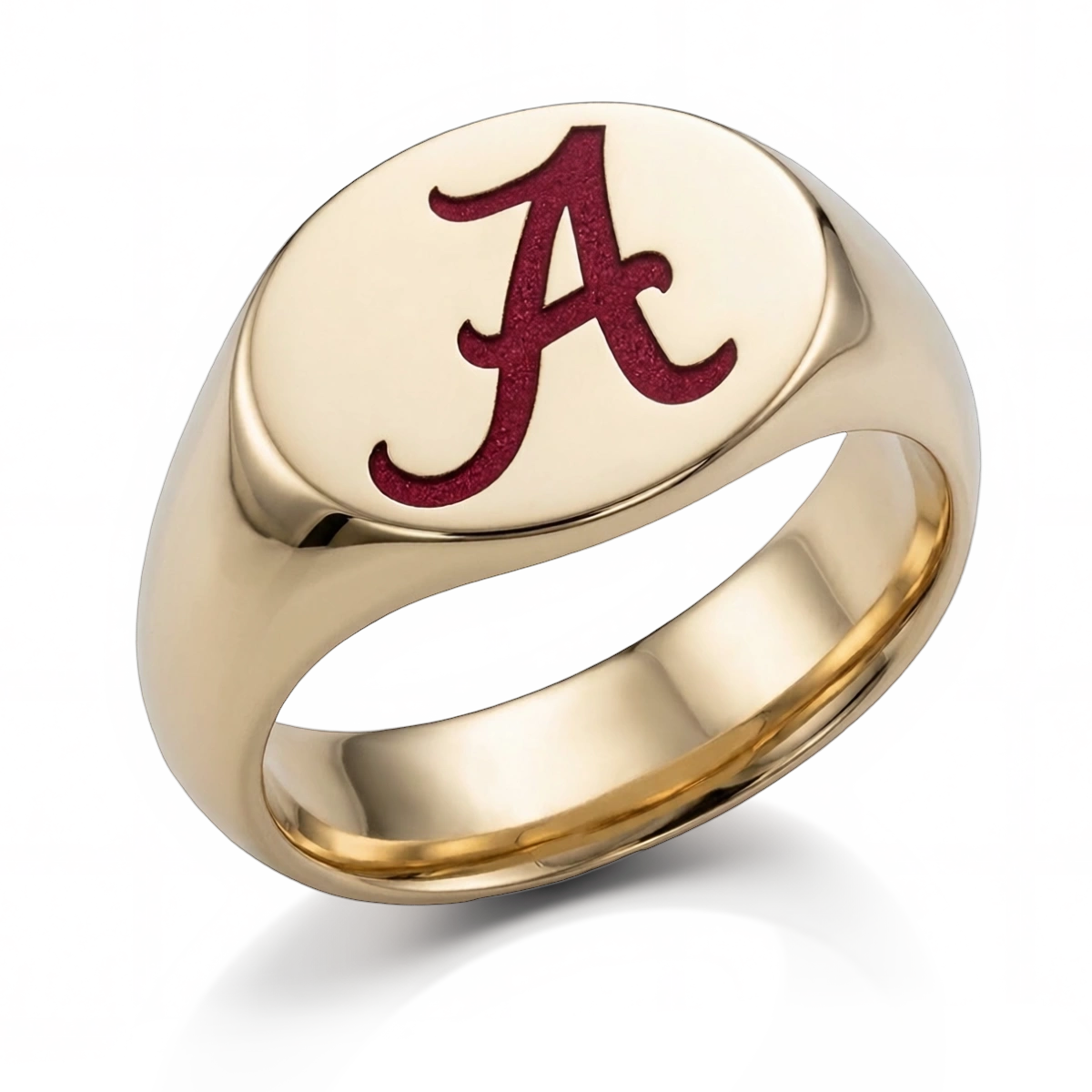 Alabama Ring – Signature Signet in 14K Gold