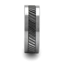 Gear Teeth Pattern Ceramic & Tungsten Ring 