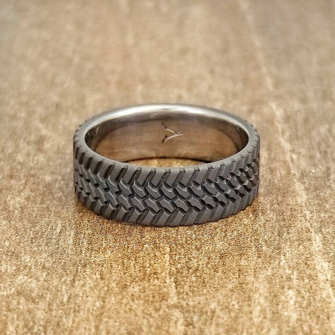 Off Roading Titanium Tire Tread Ring - Camo Ever After