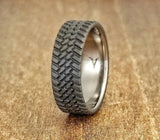 Off Roading Titanium Tire Tread Ring - Camo Ever After