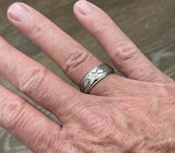 Jesus Fish Ring  - Titanium 8mm 