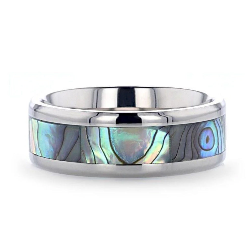 Mother of Pearl Wedding Band