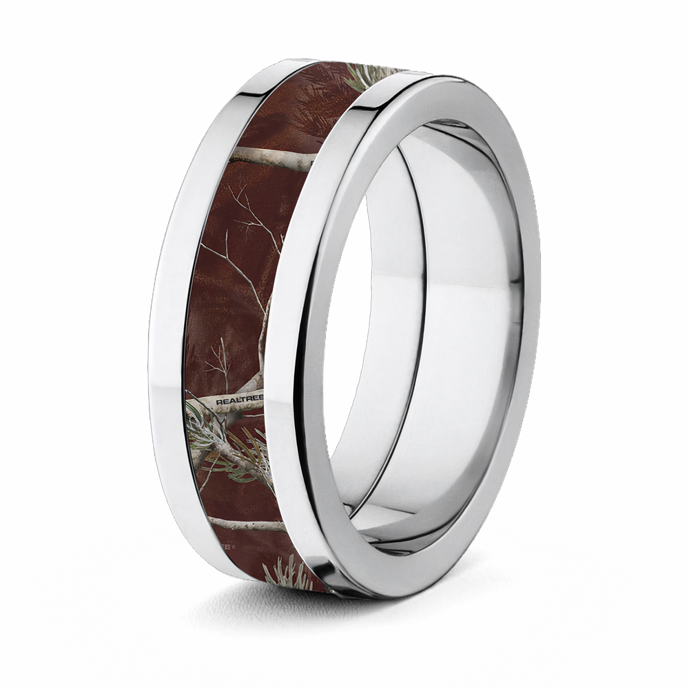 Maroon Realtree AP Flat Camo Ring 