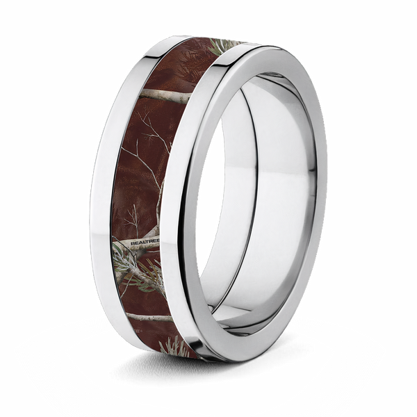 Maroon Realtree AP Flat Camo Ring 