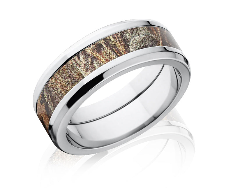 Realtree Max 4 Camo Ring - 8mm Tapered 