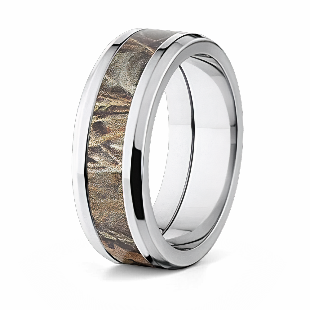 Realtree Max 4 Camo Ring - 8mm Tapered 