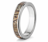 Realtree Max 4 Camo Ring - Titanium 5mm 