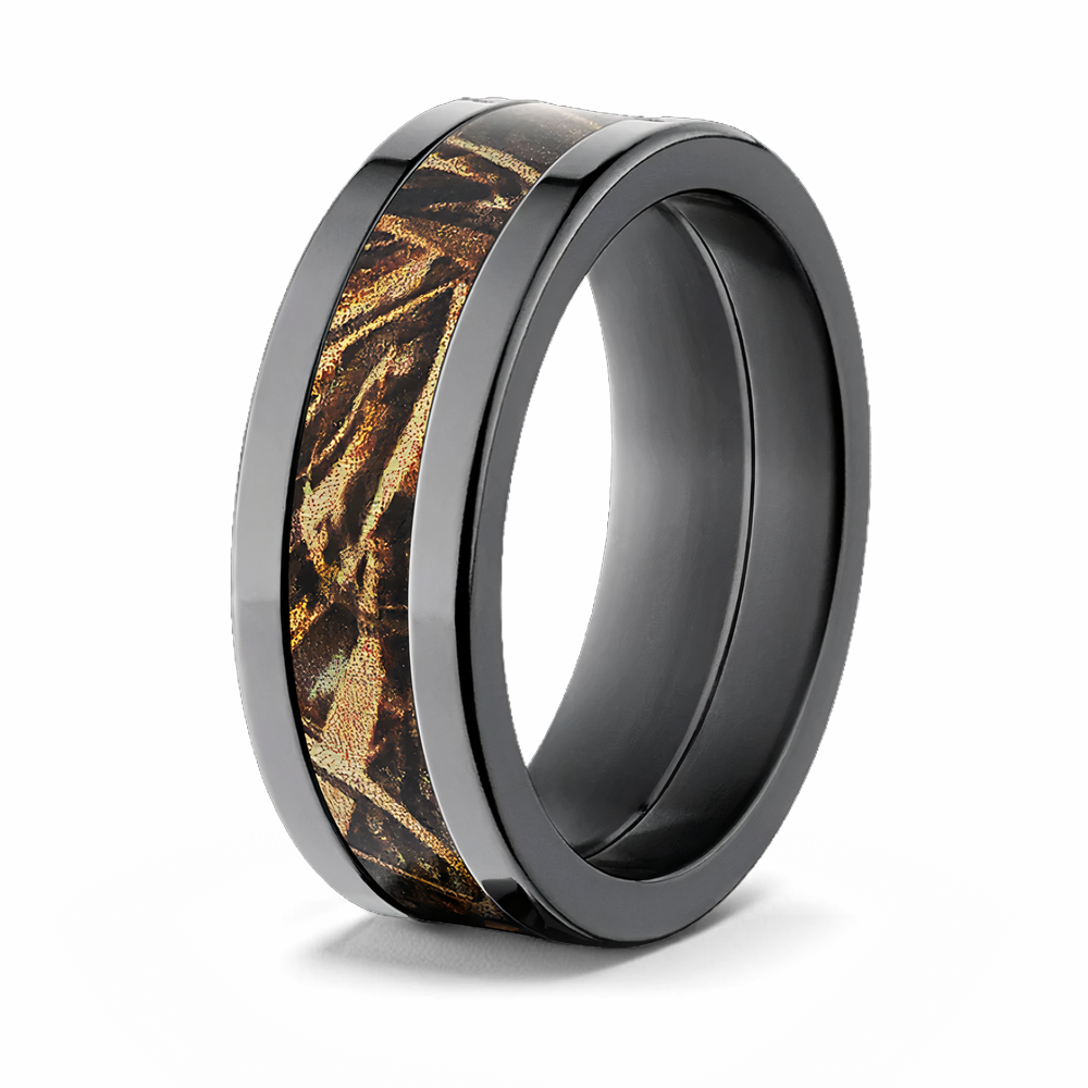 Realtree Max 5 Black Camo Ring - Pick Width 