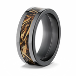 Realtree Max 5 Black Camo Ring - Pick Width 